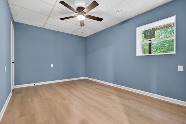 115 Annabelle Way, Ashland City, TN 37015 - unfurnished room featuring wood finished floors, a ceiling fan, and a paneled ceiling