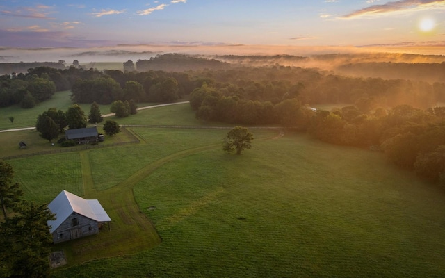 36 Still Hollow Rd, Menlo, GA 30731 - aerial view at dusk of a view of countryside