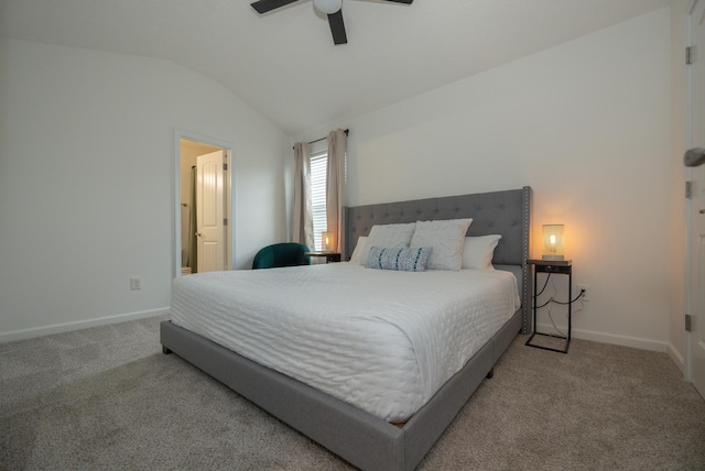 5314 Dan Post Way, Murfreesboro, TN 37128 - carpeted bedroom featuring lofted ceiling and a ceiling fan