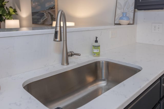 5314 Dan Post Way, Murfreesboro, TN 37128 - kitchen view of a sink and light stone counters