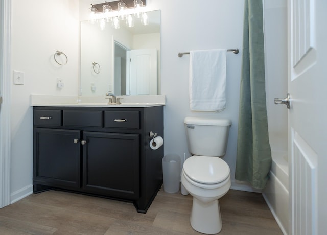 5314 Dan Post Way, Murfreesboro, TN 37128 - full bath featuring vanity, wood finished floors, and shower / bathtub combination with curtain