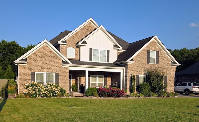8009 Shelly Plum Dr, Murfreesboro, TN 37128 - view of front of property featuring brick siding and a front lawn