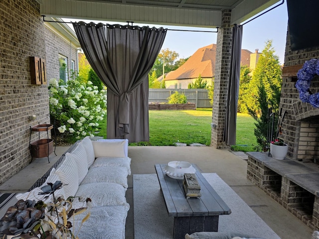 8009 Shelly Plum Dr, Murfreesboro, TN 37128 - view of patio featuring an outdoor hangout area