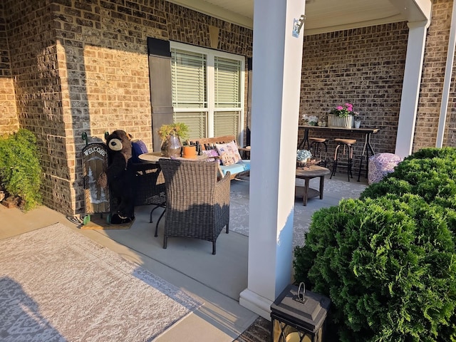 8009 Shelly Plum Dr, Murfreesboro, TN 37128 - view of patio with exterior bar