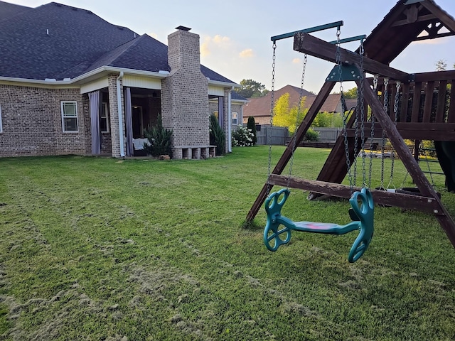 8009 Shelly Plum Dr, Murfreesboro, TN 37128 - view of yard with a playground