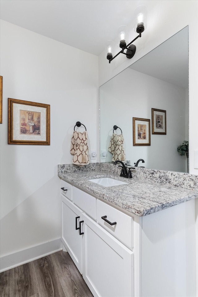 3331 Alta Ln, Murfreesboro, TN 37128 - bathroom featuring vanity and wood finished floors