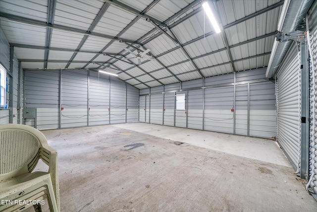 708 Poston Dr, Monterey, TN 38574 - garage featuring metal wall