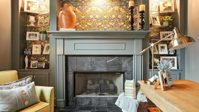 529 Derby Downs, Lebanon, TN 37087 - detailed view of a tiled fireplace