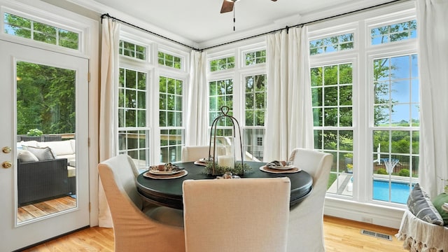 529 Derby Downs, Lebanon, TN 37087 - sunroom featuring wood finished floors and french doors
