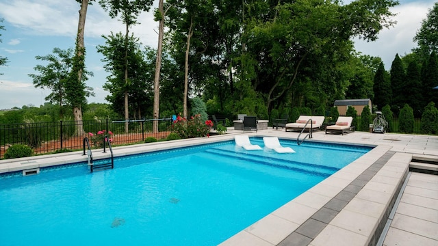 529 Derby Downs, Lebanon, TN 37087 - view of pool with a patio area and view of scattered trees