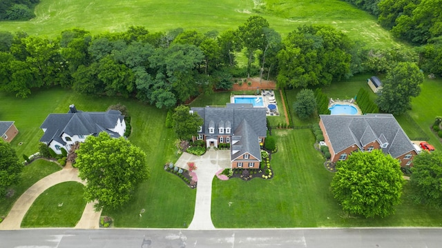 529 Derby Downs, Lebanon, TN 37087 - aerial view of a pool area