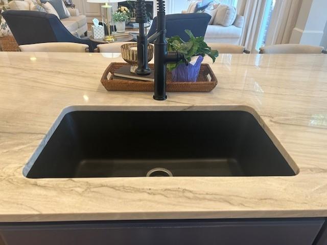 529 Derby Downs, Lebanon, TN 37087 - kitchen view of a sink and light stone counters