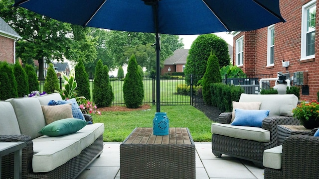 529 Derby Downs, Lebanon, TN 37087 - view of patio / terrace featuring outdoor lounge area