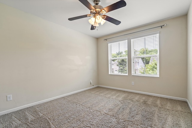 654 Foster Ln, Mount Juliet, TN 37122 - empty room featuring carpet and ceiling fan