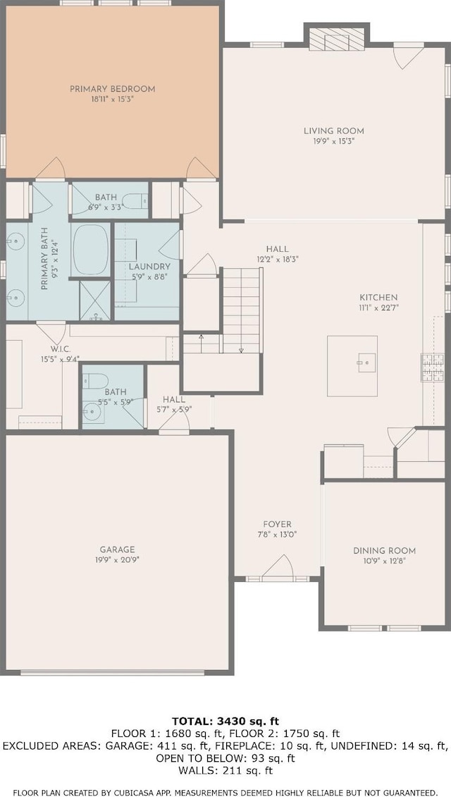 654 Foster Ln, Mount Juliet, TN 37122 - view of floor plan / room layout