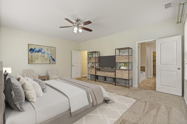 654 Foster Ln, Mount Juliet, TN 37122 - carpeted bedroom featuring a ceiling fan