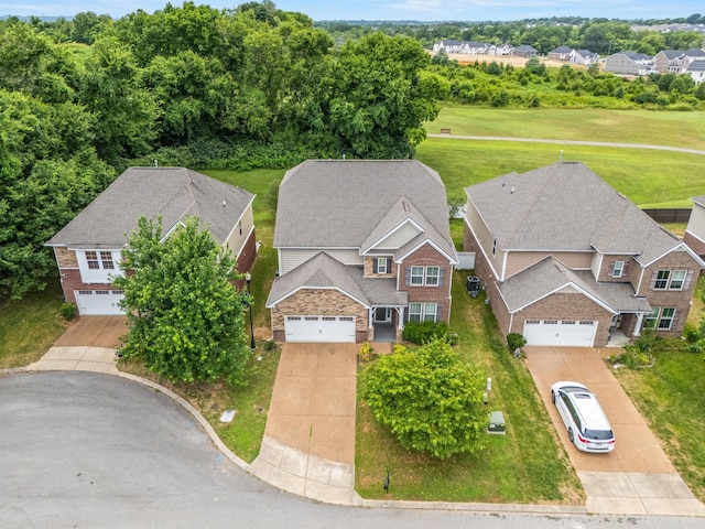 654 Foster Ln, Mount Juliet, TN 37122 - aerial perspective of suburban area