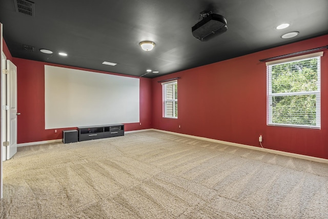 654 Foster Ln, Mount Juliet, TN 37122 - cinema room with carpet flooring and recessed lighting