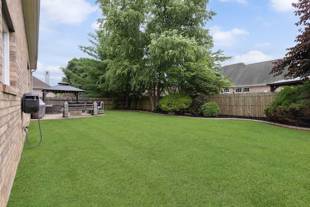 1016 Nealcrest Cir, Spring Hill, TN 37174 - fenced backyard with a gazebo and a patio