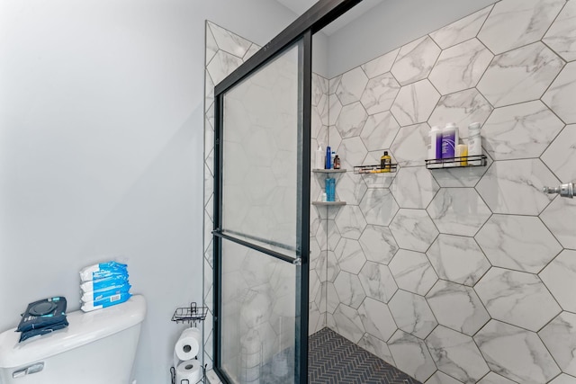 2428 Sandstone Cir, Murfreesboro, TN 37130 - bathroom with toilet and a shower stall