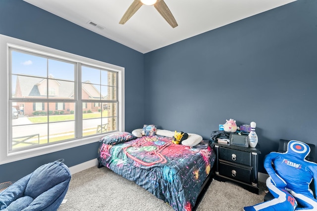2428 Sandstone Cir, Murfreesboro, TN 37130 - bedroom featuring carpet flooring and a ceiling fan