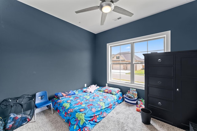 2428 Sandstone Cir, Murfreesboro, TN 37130 - carpeted bedroom with ceiling fan