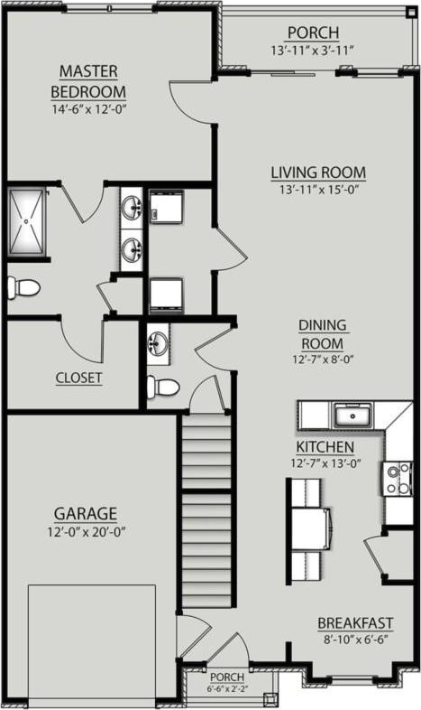 522 Rohan Dr, Murfreesboro, TN 37129 - view of floor plan / room layout