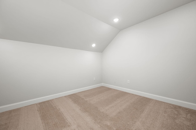 522 Rohan Dr, Murfreesboro, TN 37129 - additional living space featuring lofted ceiling, light colored carpet, and recessed lighting