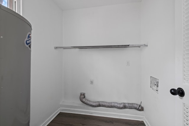 1300 Cadogan Way, Antioch, TN 37013 - laundry room with dark wood-style flooring and washer hookup