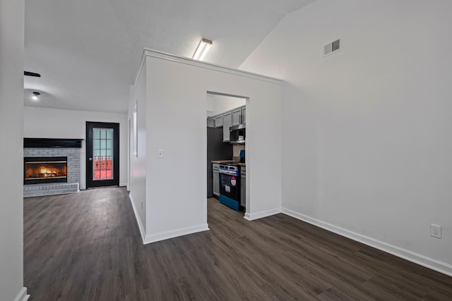 1300 Cadogan Way, Antioch, TN 37013 - corridor featuring dark wood finished floors and lofted ceiling