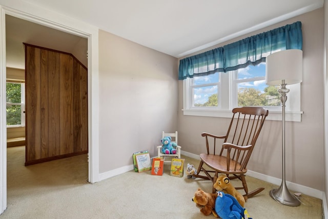 2274 Indian Mound Rd, Woodlawn, TN 37191 - living area featuring carpet floors and baseboards