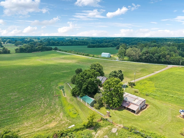2274 Indian Mound Rd, Woodlawn, TN 37191 - aerial view of sparsely populated area with agricultural land