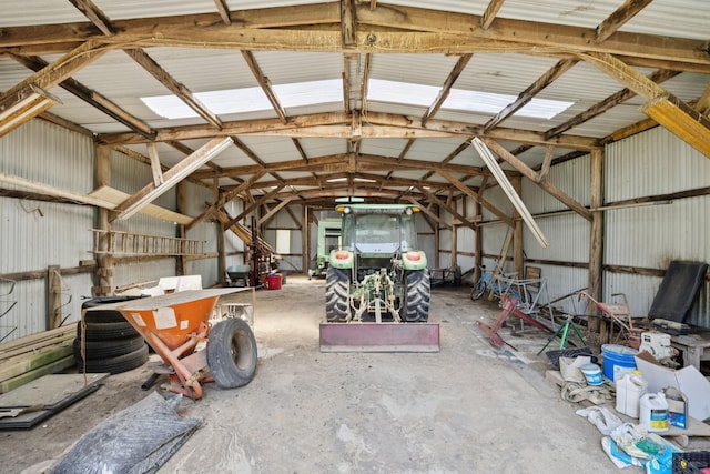 2274 Indian Mound Rd, Woodlawn, TN 37191 - garage with metal wall