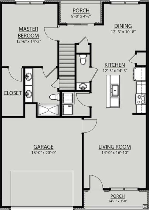 510 Rohan Dr, Murfreesboro, TN 37129 - view of property floor plan