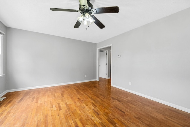 211 Navaho Trl, Hopkinsville, KY 42240 - empty room featuring ceiling fan and light wood finished floors