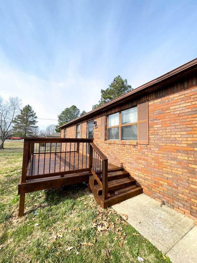 169 Wyndotte Way, Ledbetter, KY 42058 - view of wooden deck