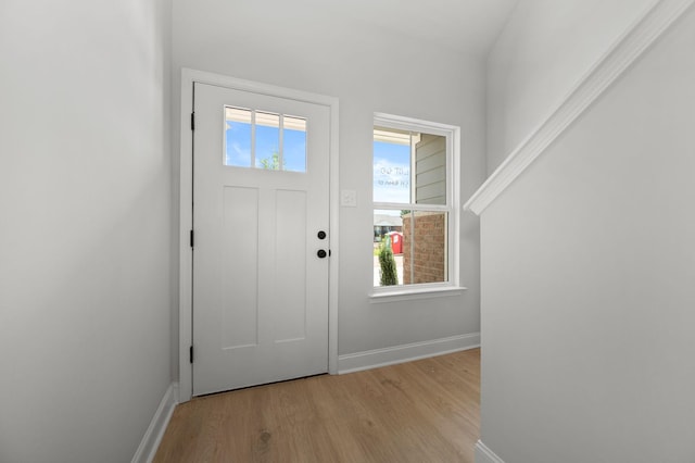 514 Rohan Dr, Murfreesboro, TN 37129 - foyer entrance featuring light wood finished floors and baseboards