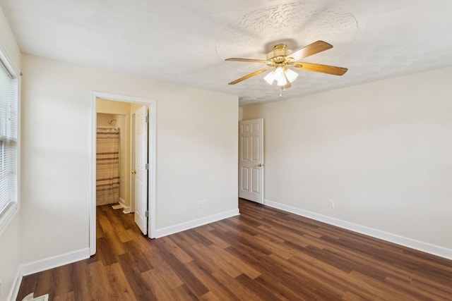 1011 Shirley Dr, Lebanon, TN 37087 - unfurnished bedroom with wood finished floors and a ceiling fan