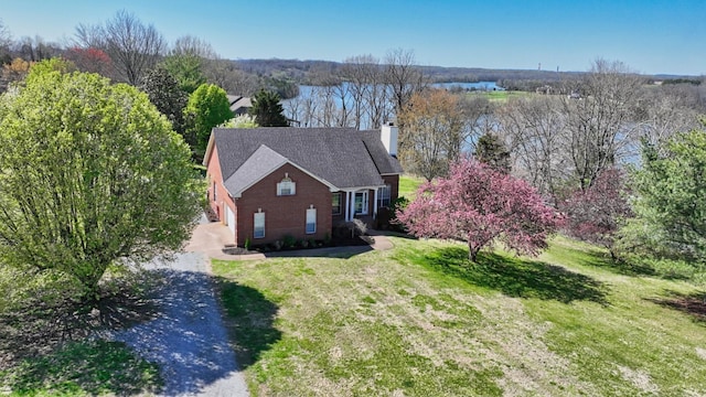 131 E Robertson Rd, Castalian Springs, TN 37031 - view from above of property with a large body of water