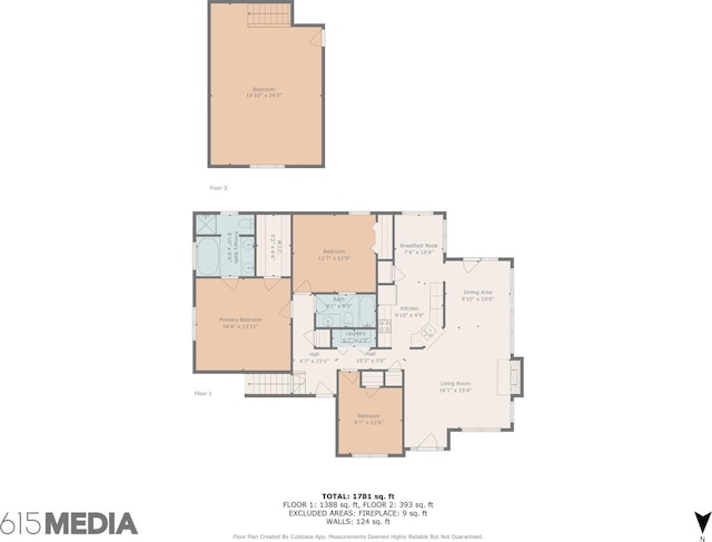 131 E Robertson Rd, Castalian Springs, TN 37031 - view of floor plan / room layout