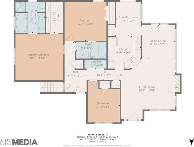 131 E Robertson Rd, Castalian Springs, TN 37031 - view of property floor plan