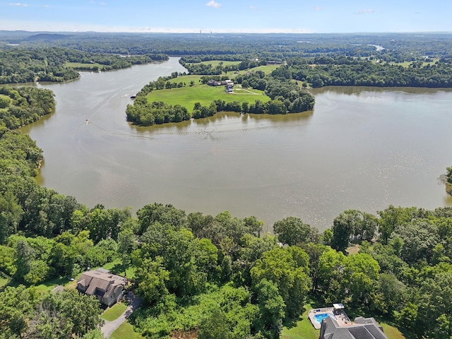 131 E Robertson Rd, Castalian Springs, TN 37031 - drone / aerial view of a nearby body of water