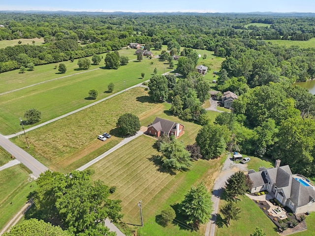 131 E Robertson Rd, Castalian Springs, TN 37031 - bird's eye view of a heavily wooded area