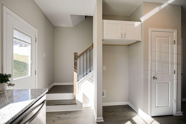 225 Tara Ct Unit 225, Columbia, TN 38401 - stairs with wood finished floors and baseboards
