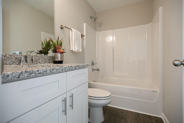 225 Tara Ct Unit 225, Columbia, TN 38401 - full bathroom with vanity, wood finished floors, and shower / bathtub combination