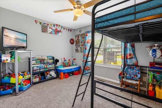 397 W Mcglothlin St, Portland, TN 37148 - carpeted bedroom featuring baseboards and a ceiling fan