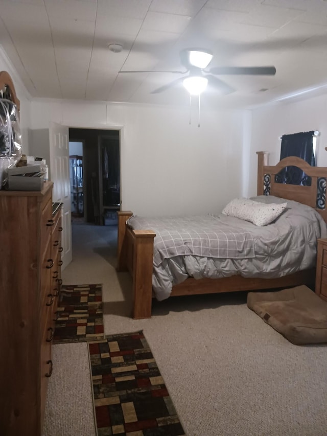 197 Stigall St, Camden, TN 38320 - carpeted bedroom featuring a ceiling fan