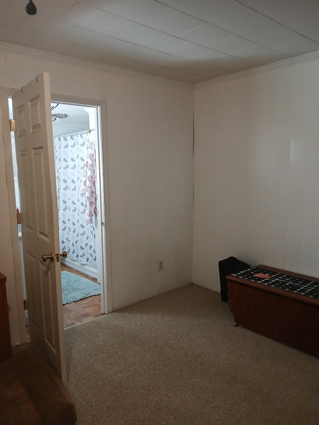 197 Stigall St, Camden, TN 38320 - carpeted empty room featuring ornamental molding