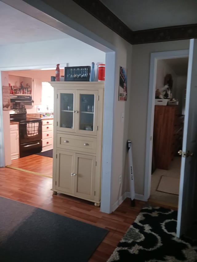197 Stigall St, Camden, TN 38320 - corridor featuring light wood finished floors