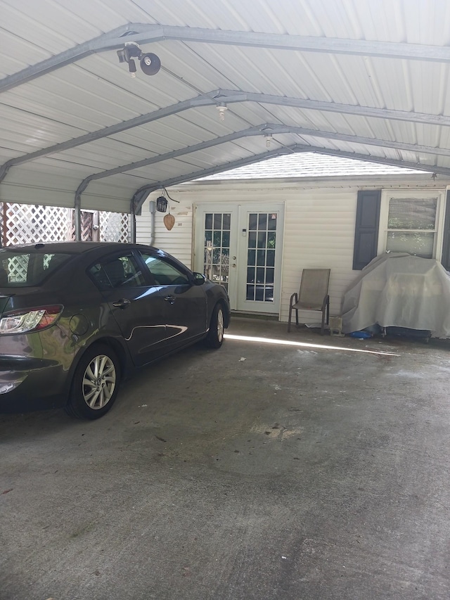 197 Stigall St, Camden, TN 38320 - view of vehicle parking featuring french doors